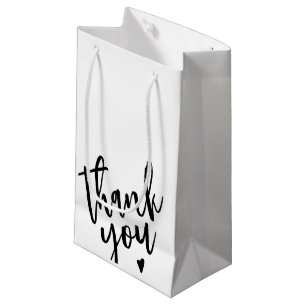 Petit Sac Cadeau Remerciement simple et moderne pour petite entrepr
