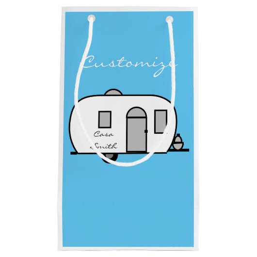 Petit Sac Cadeau Remorque arrondie Thunder_Cove de voyage (Devant)