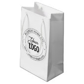 Petit Sac Cadeau Remplacement et personnalisation faciles du logo | (Dos Angle)