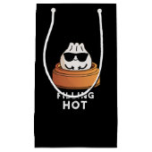 Petit Sac Cadeau Remplissage Hot Funny Dumpling Pun Dark BG (Devant)