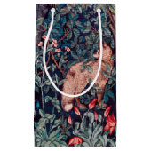 Petit Sac Cadeau Renard dans la forêt, William Morris (Devant)