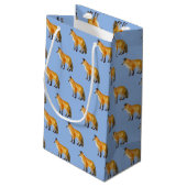 Petit Sac Cadeau Renard rouge (Dos Angle)