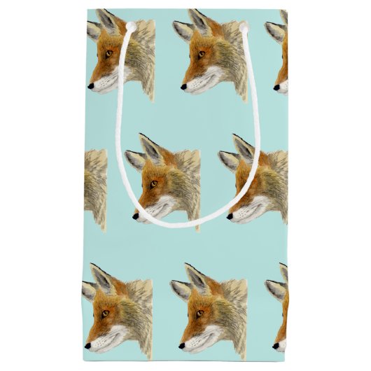 Petit Sac Cadeau Renard rouge (Devant)