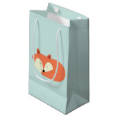 Petit Sac Cadeau Renard rouge endormi (Devant Angle)