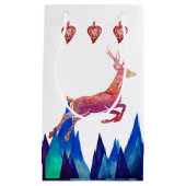 Petit Sac Cadeau Rennes, Montagnes, Jouets De Vacances (Devant)