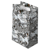 Petit Sac Cadeau Résumé de neige (Dos Angle)
