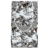Petit Sac Cadeau Résumé de neige (Devant)