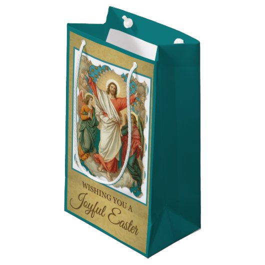 Petit Sac Cadeau Résurrection de Pâques des anges de Jésus (Devant Angle)