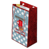 Petit Sac Cadeau Retraite - Une Grande Pause Café Long (Dos Angle)