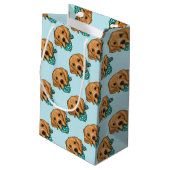 Petit Sac Cadeau Retriever doré (Dos Angle)