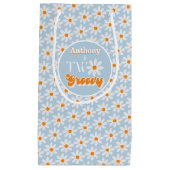 Petit Sac Cadeau Retro Deux garçons Super 2e anniversaire (Devant)