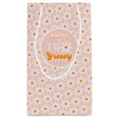 Petit Sac Cadeau Retro Deux Super filles 2e anniversaire (Dos)