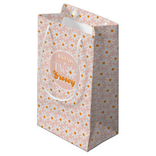 Petit Sac Cadeau Retro Deux Super filles 2e anniversaire