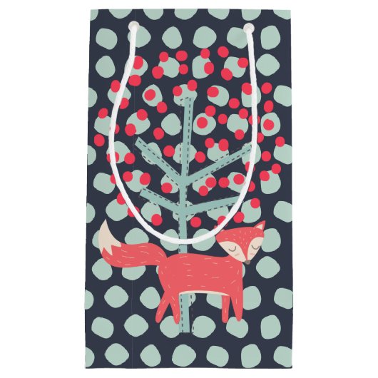 Petit Sac Cadeau Retro Fox (Devant)