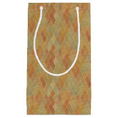 Petit Sac Cadeau Rétro motif géométrique 2 (Devant)