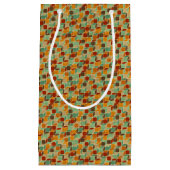 Petit Sac Cadeau Rétro motif géométrique 4 (Devant)