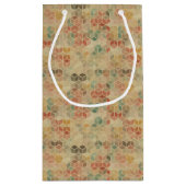 Petit Sac Cadeau Rétro motif géométrique 5 (Dos)