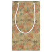 Petit Sac Cadeau Rétro motif géométrique 5 (Devant)