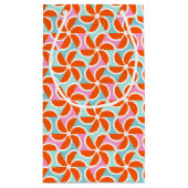 Petit Sac Cadeau Rétro motif orange de cale (Dos)