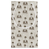 Petit Sac Cadeau Rétro motif pour l'homme (Dos)