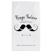 Petit Sac Cadeau Retro Mustache - Barber Shop Merchandises (Dos)