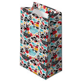 Petit Sac Cadeau Rétro navigation d'illustration de pirates (Devant Angle)