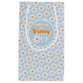 Petit Sac Cadeau Retro Super One Boys 1er Anniversaire (Devant)