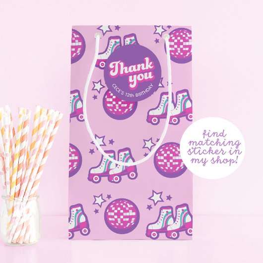 Petit Sac Cadeau Rétro super rouleau disco