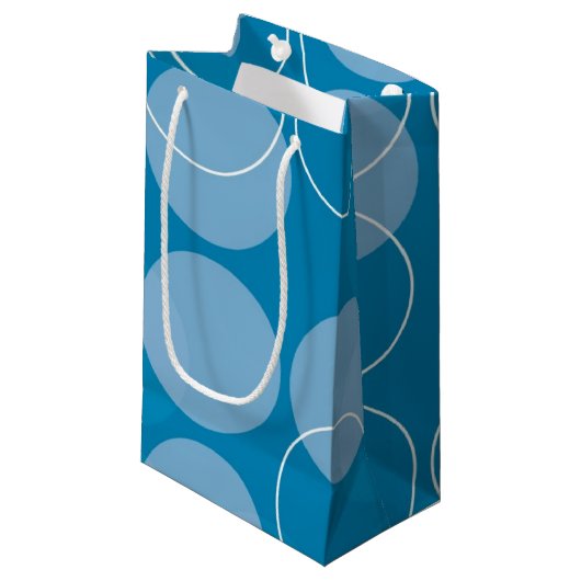 Petit Sac Cadeau Rétros cercles (Devant Angle)