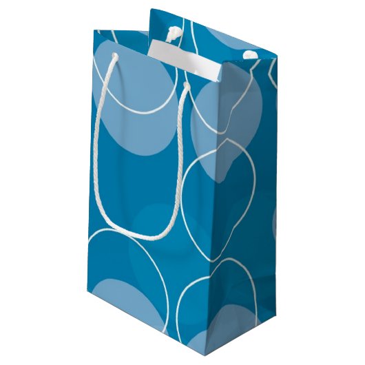 Petit Sac Cadeau Rétros cercles (Dos Angle)