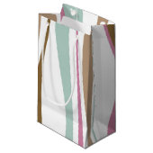 Petit Sac Cadeau Rétros rayures (Devant Angle)