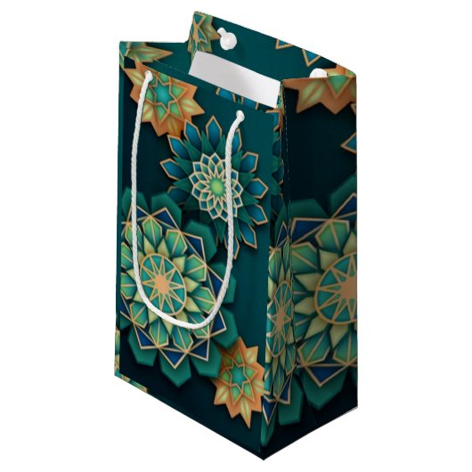 Petit Sac Cadeau rêve vert (Devant Angle)