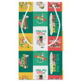 Petit Sac Cadeau Rêves de menthe à cacahuètes | Motif de vacances (Dos)