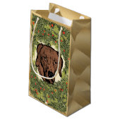 Petit Sac Cadeau Rhodesian Ridgeback Wreath (Dos Angle)