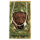 Petit Sac Cadeau Rhodesian Ridgeback Wreath (Devant)