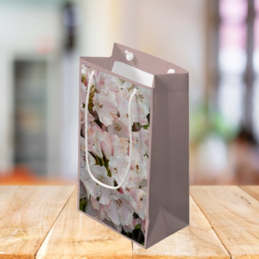 Petit Sac Cadeau Rhododendron rose fleurit