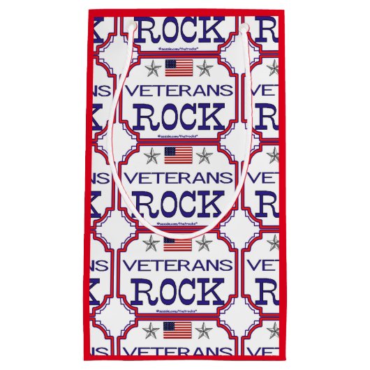 Petit Sac Cadeau Roche de vétérans (Devant)