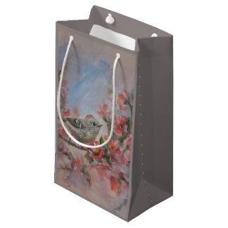 Petit Sac Cadeau Roitelet à couronne rubis