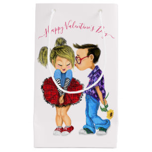 Petit Sac Cadeau Romantique Couple Valentine's Day Cadeau