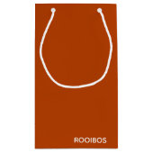 Petit Sac Cadeau Rooibos rouge brun nom (Dos)