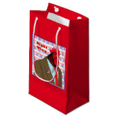 Petit Sac Cadeau Rooster de droite (Devant Angle)