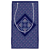 Petit Sac Cadeau Rosace bleue (Devant)