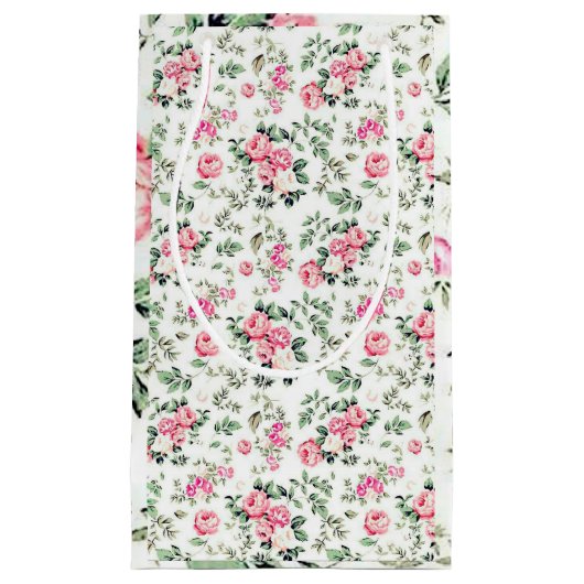 Petit Sac Cadeau Rose (Devant)