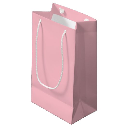 Petit Sac Cadeau Rose (Devant Angle)