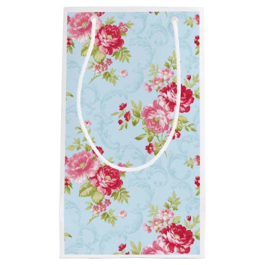 Petit Sac Cadeau Rose (Devant)