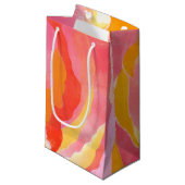 Petit Sac Cadeau Rose de chou III (Devant Angle)