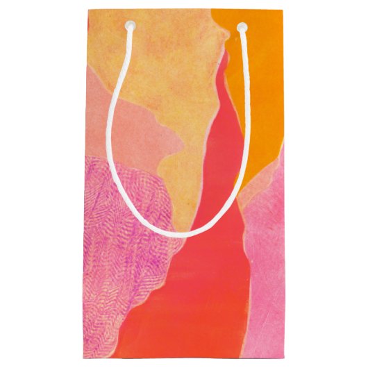 Petit Sac Cadeau Rose de chou IV (Devant)