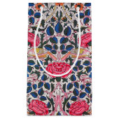 Petit Sac Cadeau Rose et Bird, William Morris (Devant)