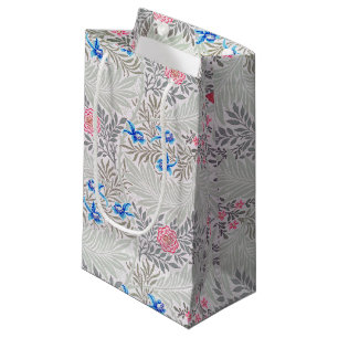Petit Sac Cadeau Rose et Larkspur, William Morris