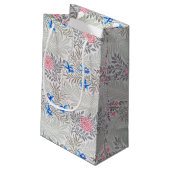 Petit Sac Cadeau Rose et Larkspur, William Morris (Dos Angle)